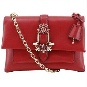 Michael Kors ChainShoulder Shoulder Bag CECE Red leather Women